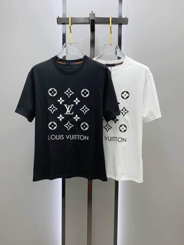 Lv 2025 Summer New Arrival Short-Sleeve T-Shirt, Unique Art Series Exclusively A