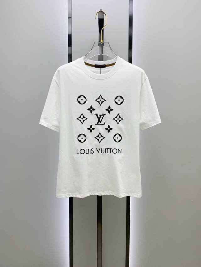 Lv2025 Summer New Arrival Short-Sleeve T-Shirt, Personalized Art Series Exclusiv