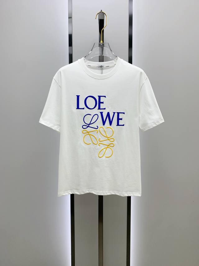 Loewe 2025 Summer New Arrival Short-Sleeve T-Shirt, Exclusive Online Launch Of T