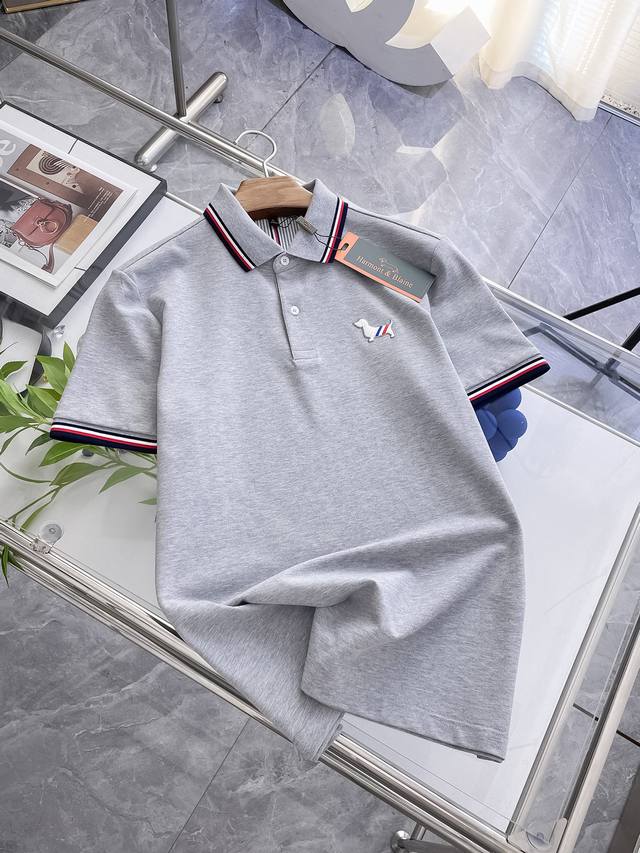 Tb Tom Brown 25Ss New Spring/Summer Short-Sleeve Collared T-Shirt Polo, Highest