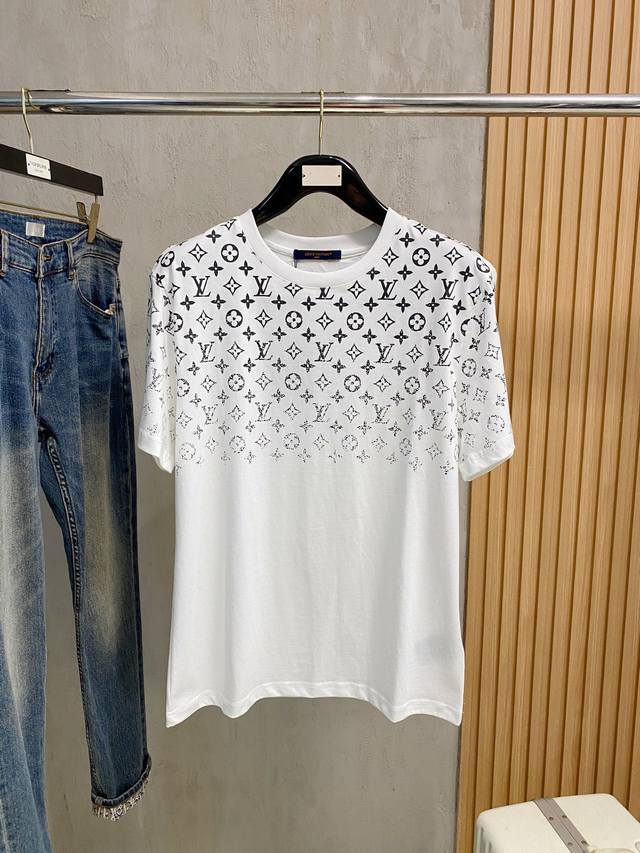 Lv2025 Spring/Summer New Arrival Unisex Short-Sleeve T-Shirt, Latest Style, Excl