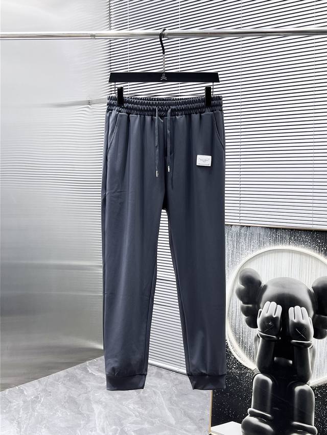Dg 2025 New Summer Casual Pants, Long Pants, High-End Version! Custom-Made Fabri