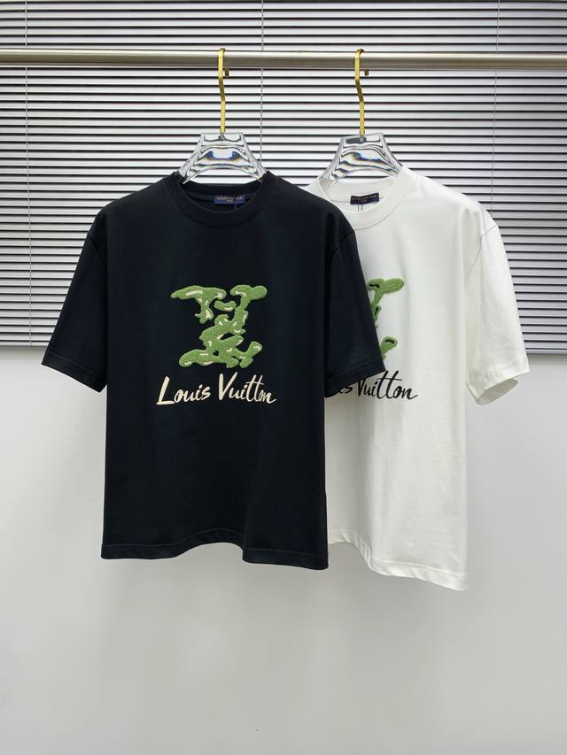 Ss Lv 100% Cotton Latest Fabric With Classic Logo Pattern, Fashionable And Minim