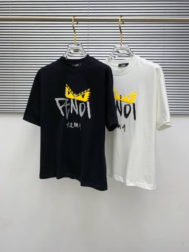 Ss Fendi 100% Cotton Latest Fabric Classic Logo Pattern Fashionable And Simple S