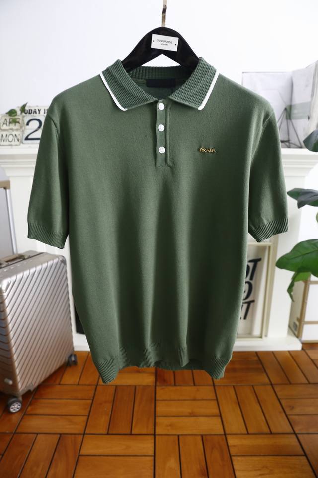 Pura* Pr*Da. 2025 Summer New Arrival Men's Short-Sleeve Fashionable And Elegant