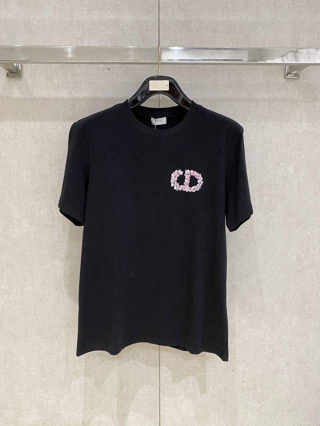 Dior 25Ss Spring/Summer New Arrival Exclusive Store Latest Short-Sleeve Round-Ne