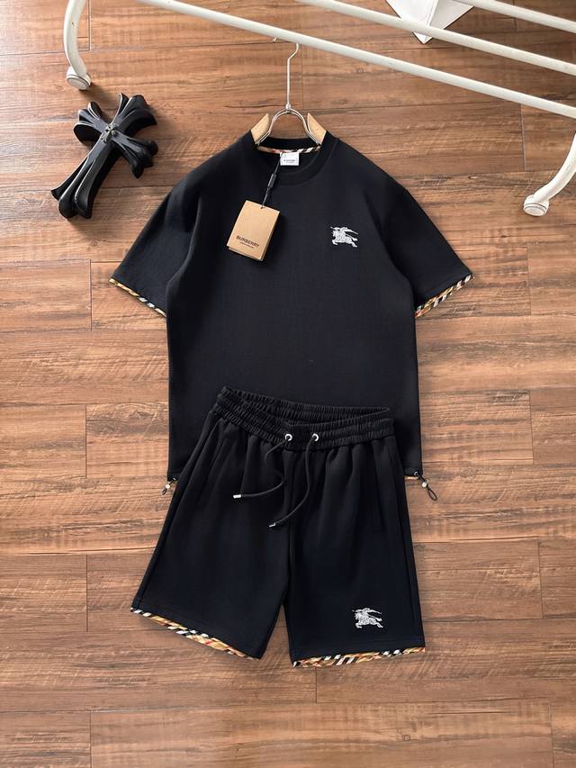 Burberry 2025 Spring/Summer New Arrival, Unisex Design, Classic Short-Sleeve T-S