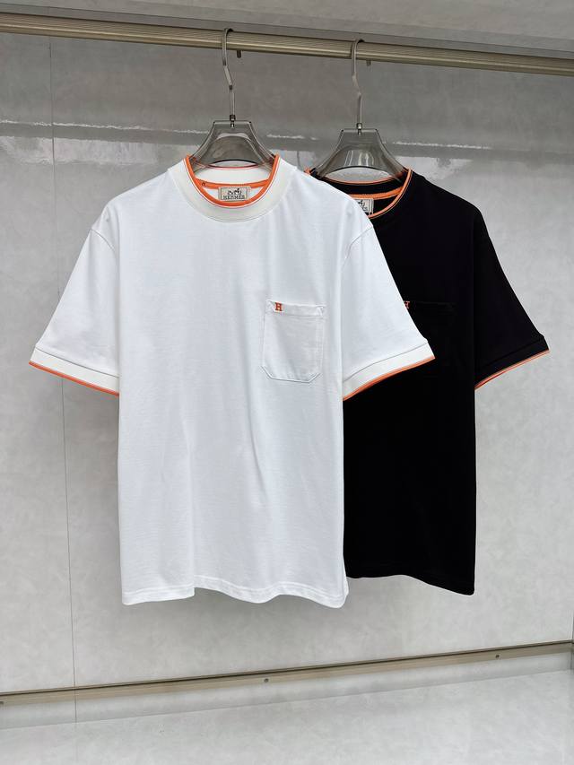 Herm S 2025 Spring/Summer New Arrival Exclusive Store Latest Short-Sleeve Round-