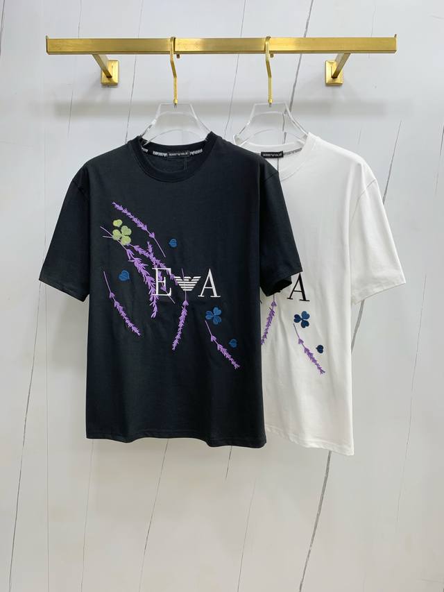 Armani 2025 Summer New Arrival Short-Sleeve T-Shirt, Unique Art Series Exclusive