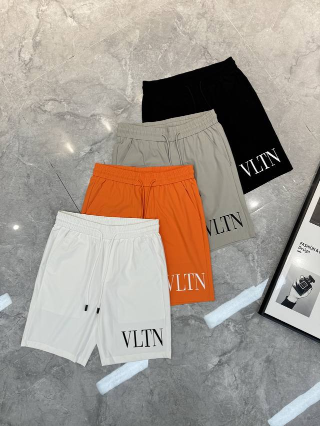 Valentino 25S Five-Inch Shorts! New Letter Altn Logo. Simple And Elegant. Clean