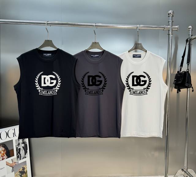 D&G 25S Summer Ice Cotton Vest Original Quality Recommendation! Premium Brand Fl