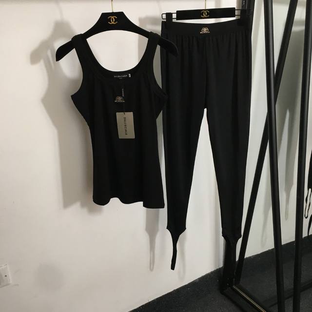 Style Number 20252582 Balenciaga* New Arrival Yoga Sports Set, Logo-Embellished