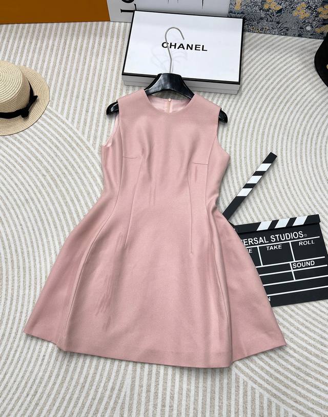Dior24Ss Flower Bud Sleeveless Waist-Cinched Dress This Everyday Yet Sophisticat