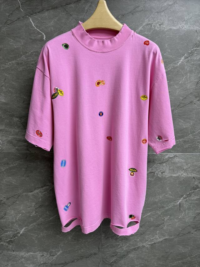 Early Spring New Arrivals Now Available! Parisian Streetwear Pink T-Shirt 2025 E