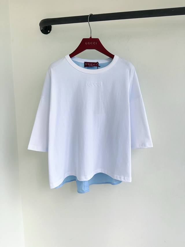 Gg25 Spring/Summer New Arrival Solid-Color Patchwork Embroidered Letter Back Pan