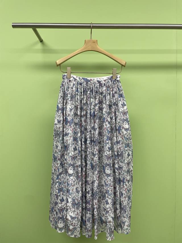 2025 Spring Romantic Dior Butterfly Print Skirt, The Romantic Must-Have For 2025