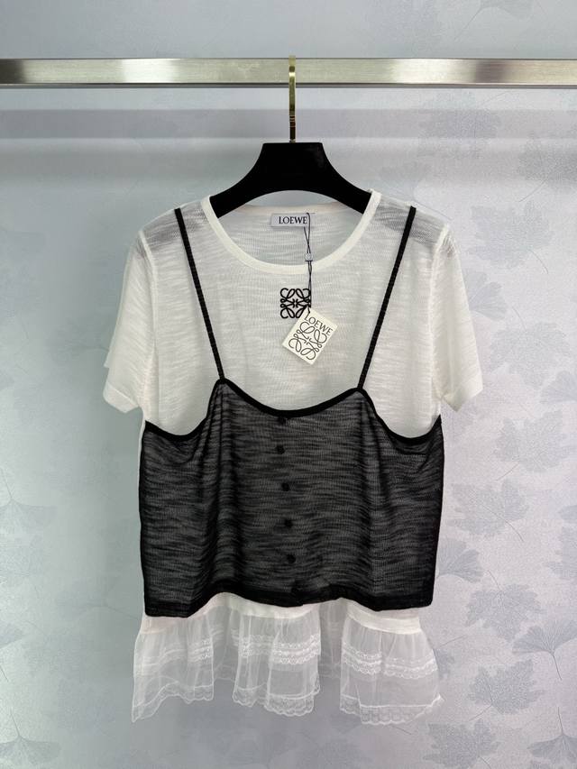 Loew*25 Summer New Arrival Short-Sleeve Top This Top Is A Treasure For Layering.