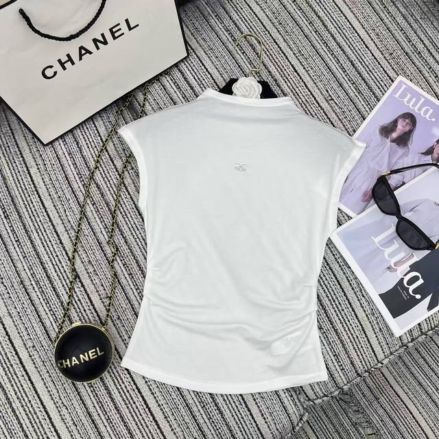 Strongly Recommended 2025 Early Spring/Summer Collection Cha* New Sleeveless Top
