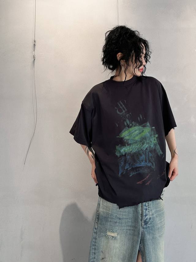 Paris | New T-Shirt, 100% Cotton Fabric, Structural Deconstructed Cut Design, Im