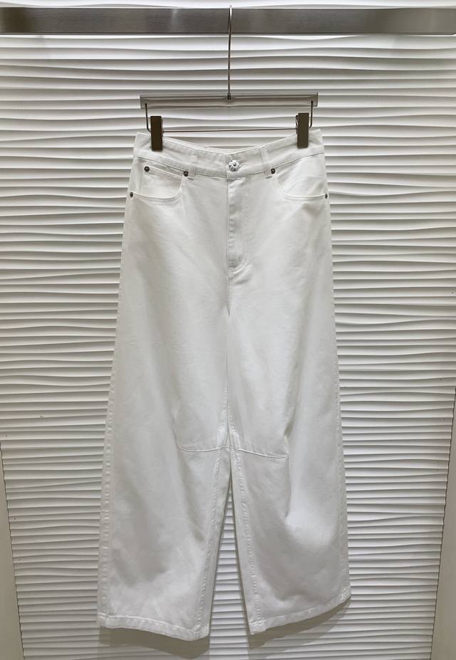 Original Low.....2025 Summer New Arrival Fashion Curved Blade Denim Pants, Lette