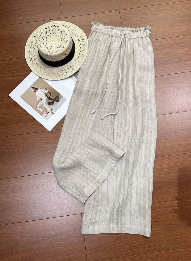 Spring/Summer Update - Linen Pants 100% Linen These Linen Wide-Leg Pants Are A R