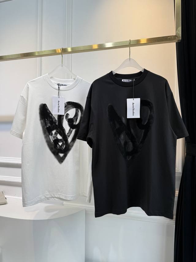 Acne Studio* Spring/Summer 520 Limited Edition New Arrival Heart-Shaped Graffiti