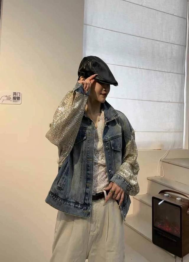 Must-Have Bestseller! Heavyweight Premium Washed Denim Jacket A Must-Have For Fa