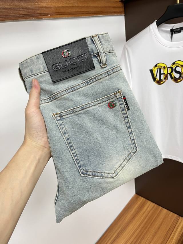 Gucci 2025Ss Snake Year Summer New Year's Edition Jeans. Original 1:1 Production