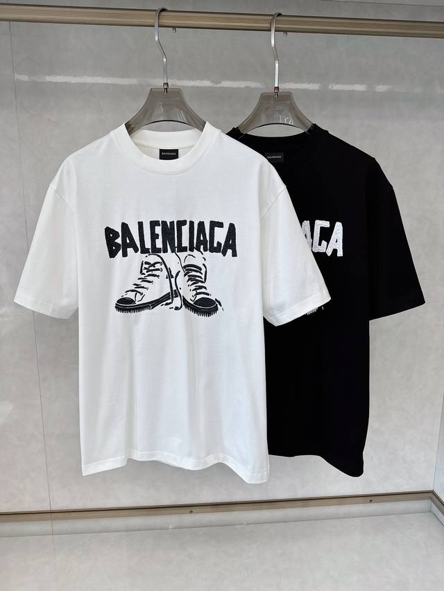 Balenciaga 2025 Spring/Summer New Arrival Exclusive Store Latest Short-Sleeve Ro