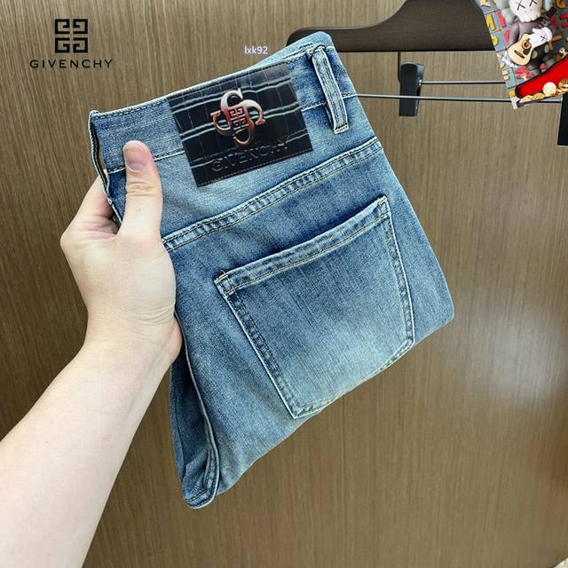 Givenchy 25S Spring/Summer Men's Casual Denim Pants.......Cotton Denim Fabric Co