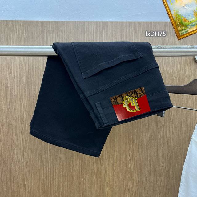 Dior 2025Ss Spring/Summer New Men's Denim Shorts Selected Imported Denim Fabric,