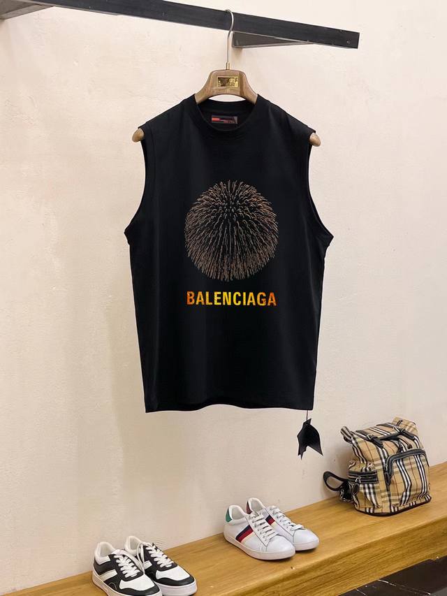 Direct Brand: Balenciaga Paris 2025 Summer New Arrival Vest T-Shirt Classic And