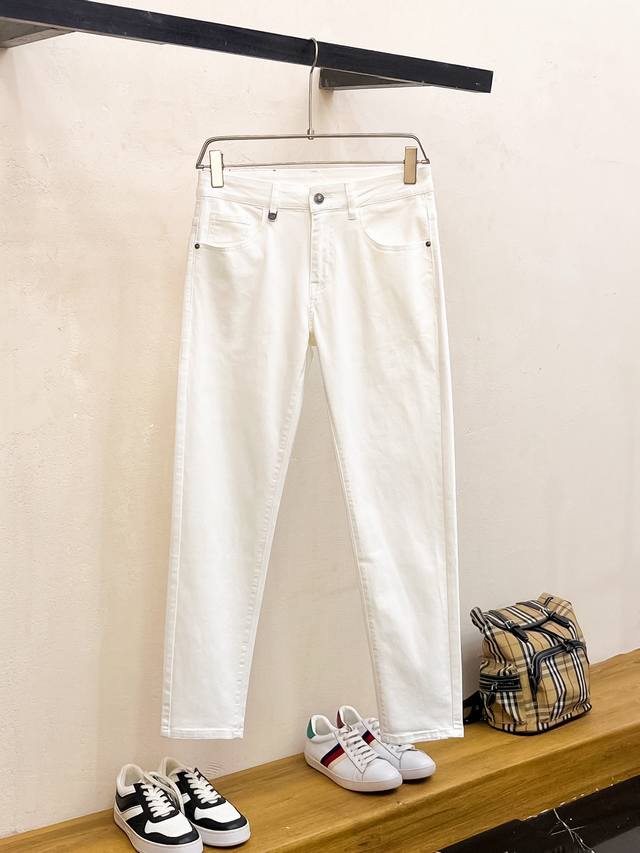 Zegna 2025 Spring/Summer Men's Washed Straight-Leg Jeans! Premium Quality From A
