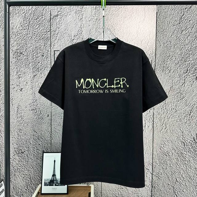 Moncler 2025 Spring/Summer New Arrival Short-Sleeve T-Shirt Heavyweight 100% Cot