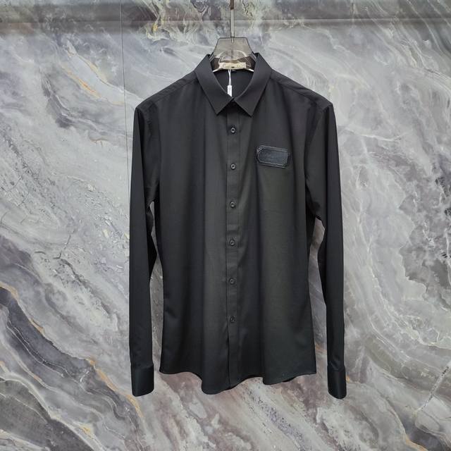 Dior 2025Ss New Long-Sleeve Shirt, High-End Version! Custom-Made Fabric From The
