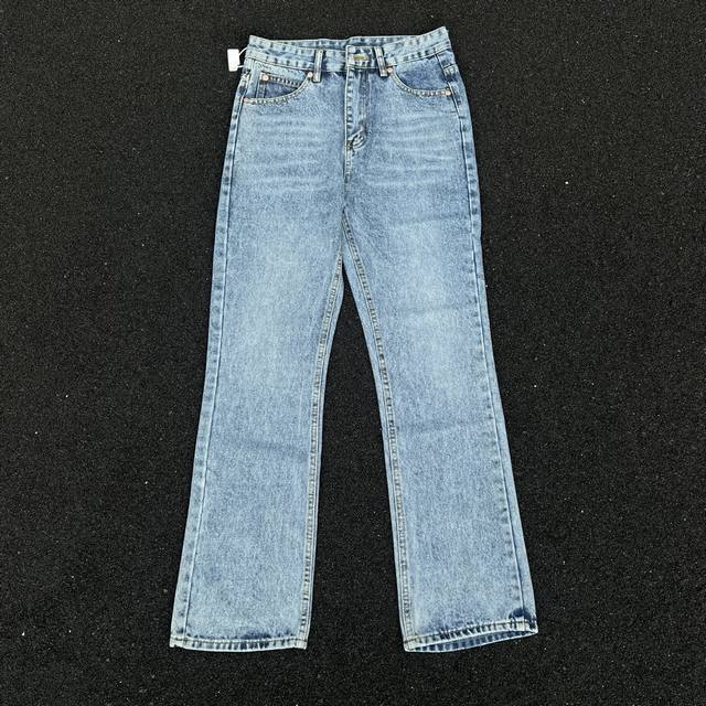 Style Number 322 Cleanfit Ice Blue 517 Marble-Style Washed Vintage Denim Pants W