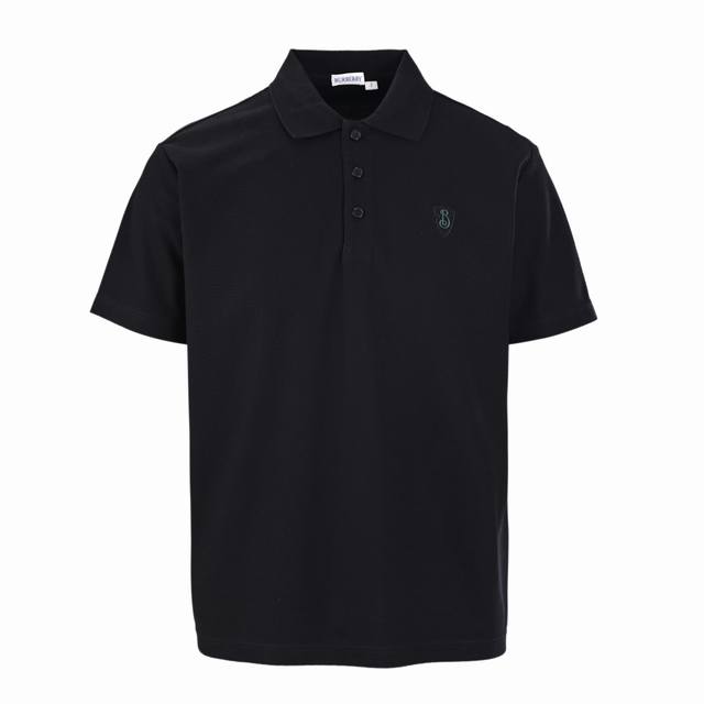 High-End Burberry Bbr Shield Contrast-Stripe Short-Sleeve Polo Shirt. Made With
