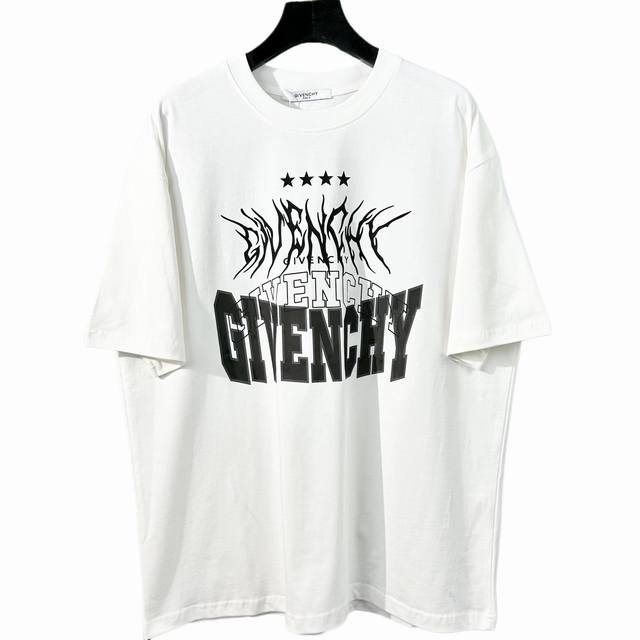Gvc Givenchy 2025 Latest Trendy Couple's Style, Classic Logo Printed Round Neck