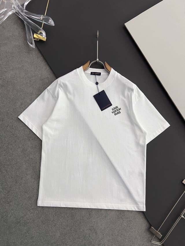 Lv* 260G Cotton Double-Knit Loose-Fit T-Shirt. A Must-Have For Spring And Summer