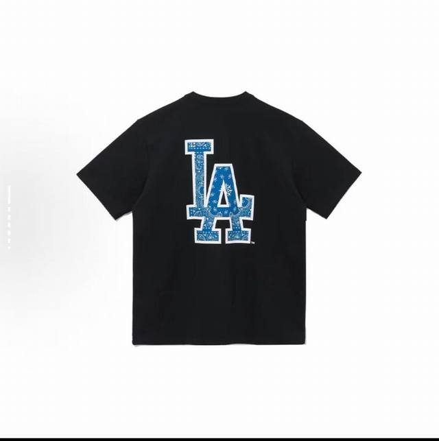 Style Number 615 New Era Mlb Logo Print Round Neck Short-Sleeve T-Shirt Unisex S