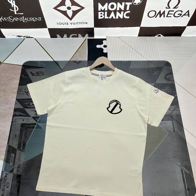 Actual Photo Nfc Chip-Enabled Moncler Short-Sleeve T-Shirt 2025 New Release, Wit