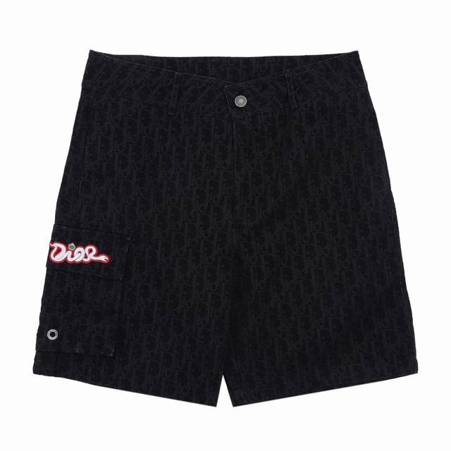Dior Dior Snake Year Limited Edition Fleece-Lined Denim Shorts Size: Xs-L