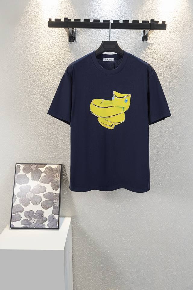 Top-Tier Version, Style Number K461 Loewe 25Ss Digital Direct-Print T-Shirt With