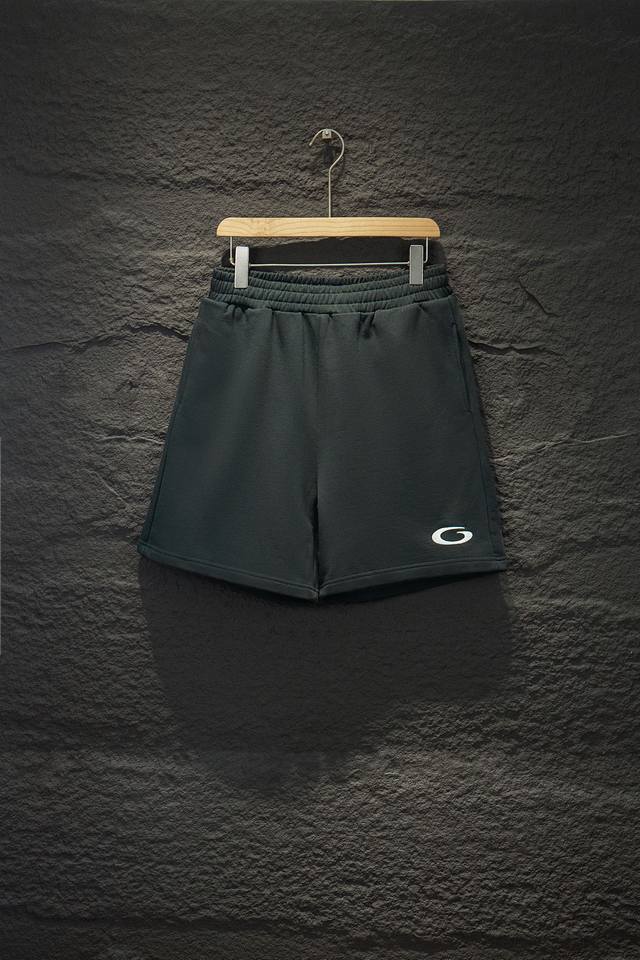 Style Number: 5902# Parisian-Style Logo Embroidered Shorts. The Os Fit Is Truly
