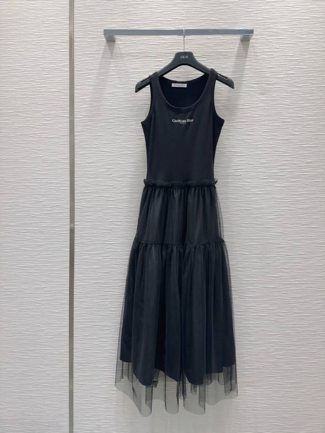Christian Dior* 2025Ss New Arrival Tank Dress: Fashionable Yet Understated, Eleg
