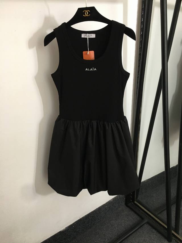 Style No. 20252480 Alaia New Arrival Logo Embroidered Flower Bud Hemline Waist-C