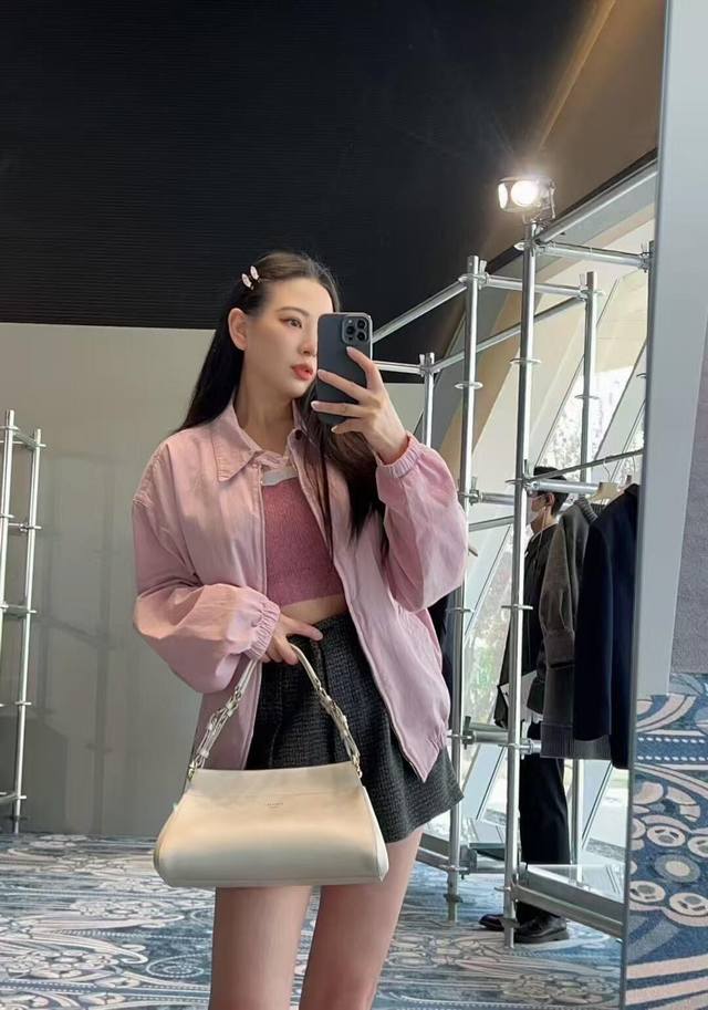 Prad* 25Ss Early Autumn New Arrival Low Saturation Color Old-Style Jacket Outerw