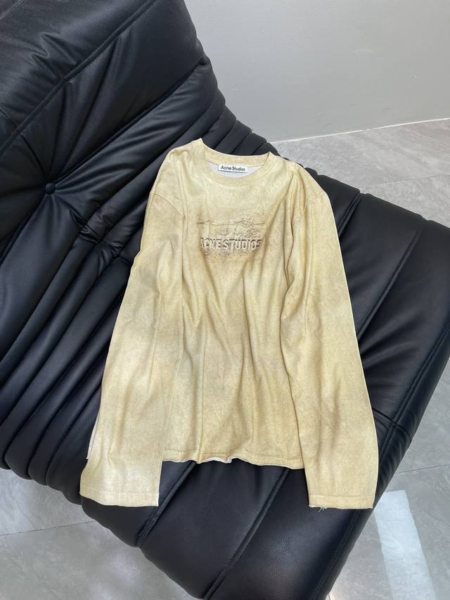25Ss Spring/Summer New Arrival Letter Print Long-Sleeve T-Shirt Play With Layere