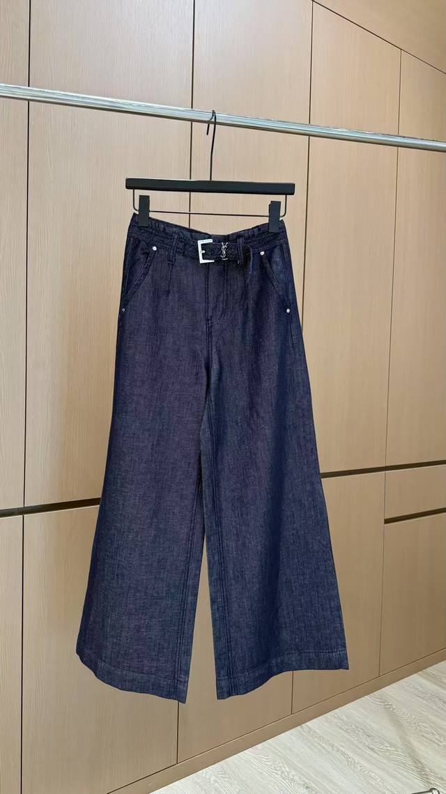 Best-Selling In Stock, Original Quality Ysl* | Custom Fabric Denim Pants Made Fr