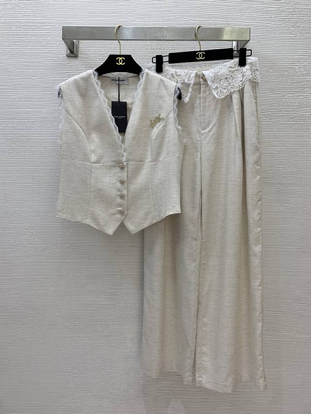 Style Number G25051384 Saint Laurent Ysl New Premium Custom-Made Cotton-Linen Fa